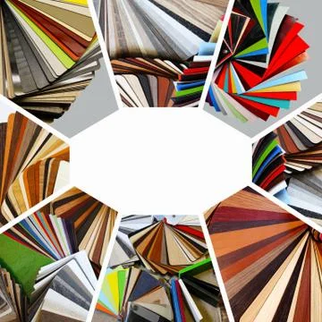 Color samples Stock Photos