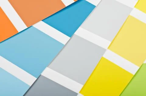 Color samples Stock Photos