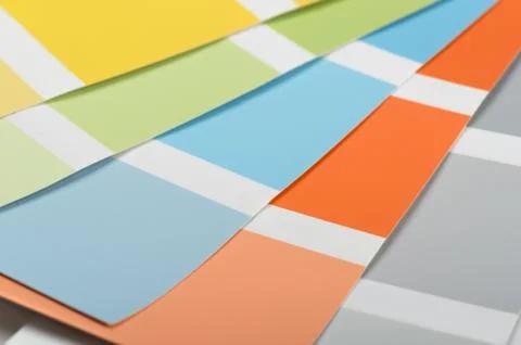 Color samples Stock Photos