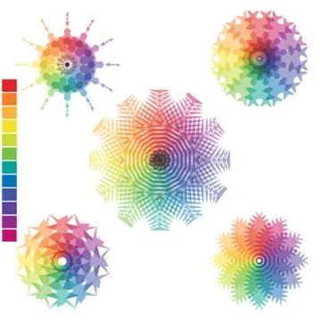 Color scale 04 Stock Illustration