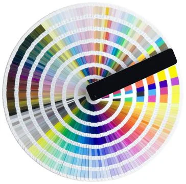 Color scale Foto stock