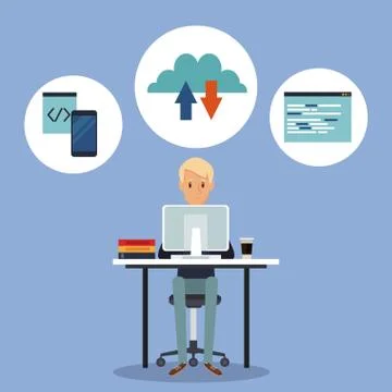 Color scene background Stockillustratie