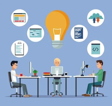 Color scene background with Stockillustratie