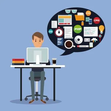 Color scene background Stockillustratie