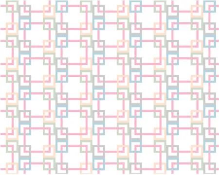 Color scheme pattern consisting of pastel color squares Stock Illustration
