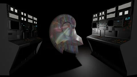 Color scope,spacig,abstract,4k,3d Rendering Stock Footage 165440105