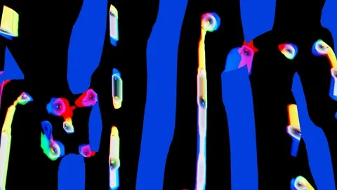 Color screensaver background with gradient shapes Stock Footage 168120318