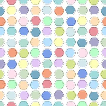 Color seamless geometric pattern - simple mosaic design. Bright fashion Иллюстрация