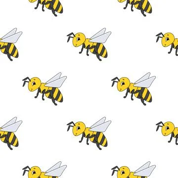 Color seamless pattern. Cartoon style. Bright design. For walpaper, poster, b Stock Illustration