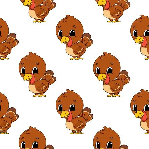Color seamless pattern. Cartoon style. Bright design. For walpaper, poster, b Illustrazione stock