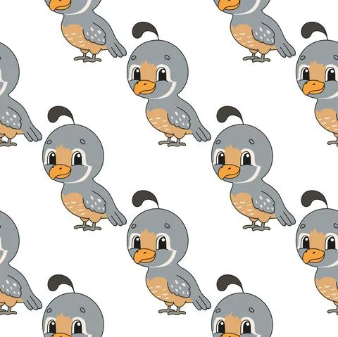 Color seamless pattern. Cartoon style. Bright design. For walpaper, poster, b Illustrazione stock