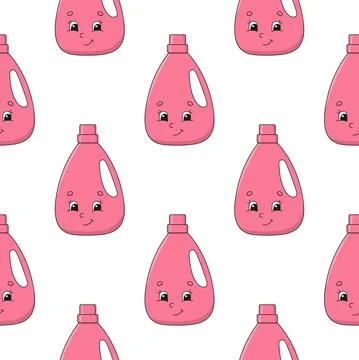 Color seamless pattern. Cartoon style. Bright design. For walpaper, poster, b Stock Illustration