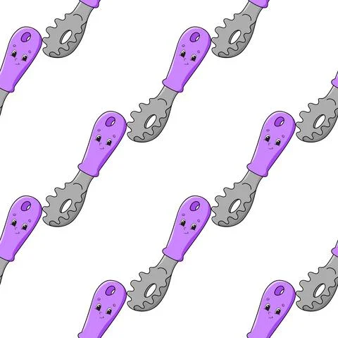 Color seamless pattern. Cartoon style. Bright design. For walpaper, poster, b Stock Illustration