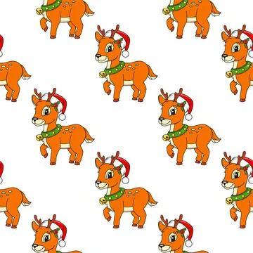Color seamless pattern. Cartoon style. Bright design. For walpaper, poster, b Stock Illustration