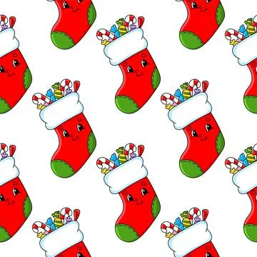 Color seamless pattern. Cartoon style. Bright design. For walpaper, poster, b Stock Illustration