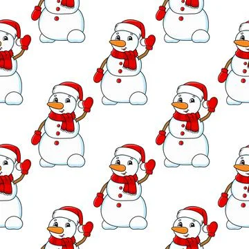 Color seamless pattern. Cartoon style. Bright design. For walpaper, poster, b Stock Illustration