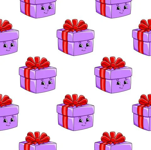 Color seamless pattern. Cartoon style. Bright design. For walpaper, poster, b Stock Illustration