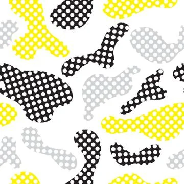 Color seamless pattern modern bold camouflage cover Illustrazione stock