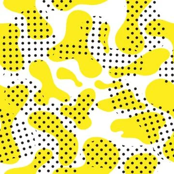 Color seamless pattern modern bold camouflage cover Stock-Illustration