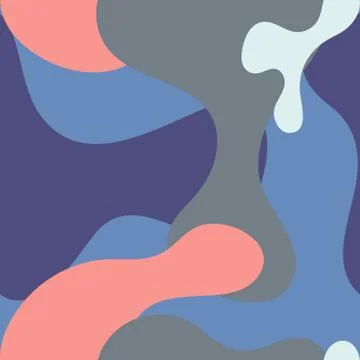 Color seamless pattern modern bold Illustrazione stock