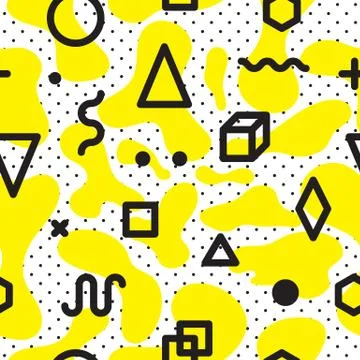 Color seamless pattern modern bold Illustrazione stock