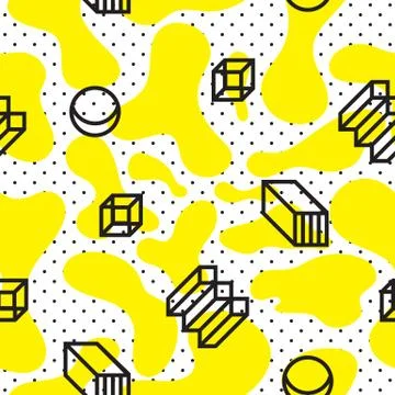 Color seamless pattern modern bold Stock-Illustration