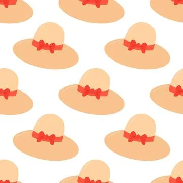 Color seamless pattern of various summer elements. 스톡 일러스트