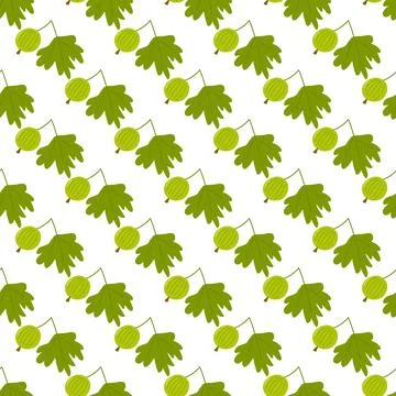 Color seamless pattern of various summer elements. Stock Illustration