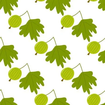 Color seamless pattern of various summer elements. Stock Illustration