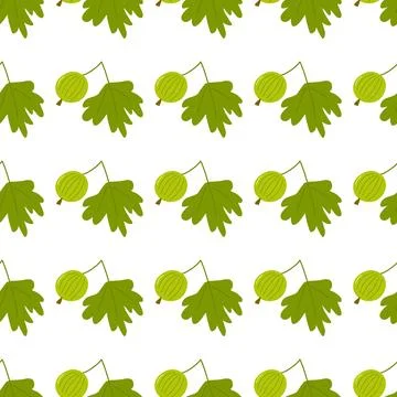 Color seamless pattern of various summer elements. Stock Illustration