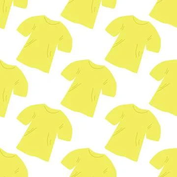 Color seamless pattern of various summer elements. Stock Illustration