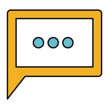 Color sections silhouette of square dialogue in closeup 스톡 일러스트