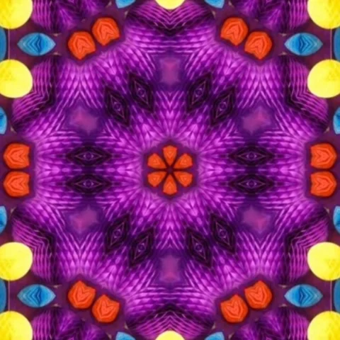 Color sequence pattern with geometric abstract background Stock Footage 227454254