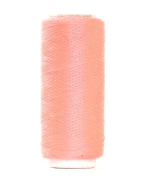 Color sewing thread with needle Stock Photos