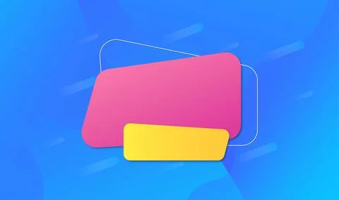 Color shape abstract background with geometric elements Illustrazione stock