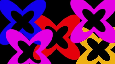 Color Shape are moving to the circle motion Stock Footage 321549520