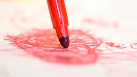 Color on sheets of paper Stock Footage 104823740