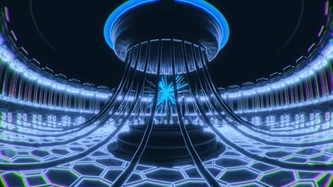 Color Shifting Abstract Light Flow Loop – Seamless 4K VJ Visual Stock Footage 315934926