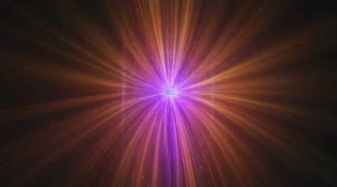 Color shifting abstract light rays radiating out Stock Footage 331456778