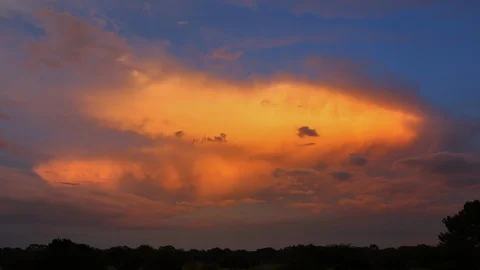 Color-shifting Sunset Time Lapse (1080p 29.97) Video stock 88887707