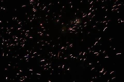 Color shining firework show background Foto stock