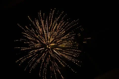 Color shining firework show background Foto stock
