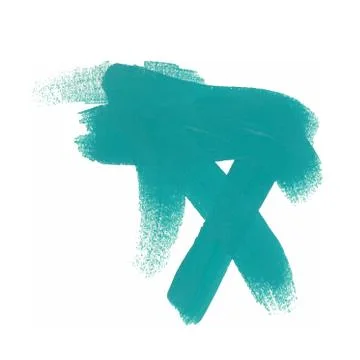 Color smear vector brush stroke. Varnish splash line trace. Abstract shape oi Stock Illustration