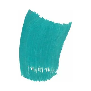 Color smear vector brush stroke. Varnish splash line trace. Abstract shape oi Stock Illustration