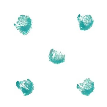 Color smear vector brush stroke. Varnish splash line trace. Abstract shape oi Stock Illustration