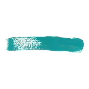 Color smear vector brush stroke. Varnish splash line trace. Abstract shape oi Stock Illustration
