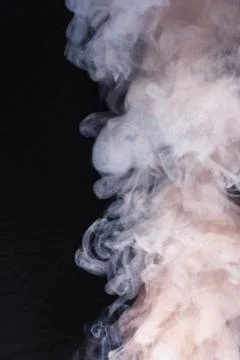 Color smoke on background Stock Photos