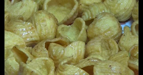 Color Snacks on a plate Stock Footage 296481270