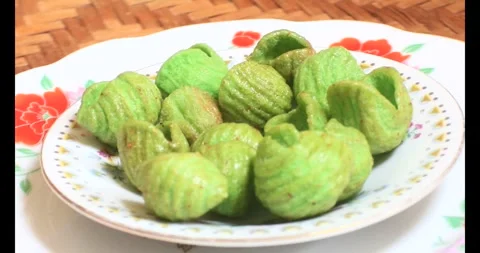 Color Snacks on a plate Stock Footage 296482665