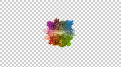 Color Sphere Beat 1080p with alpha Stock Footage 44406474